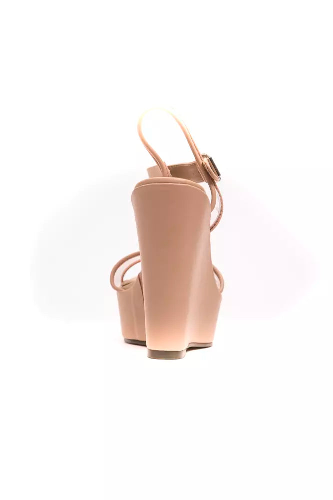 Péché Originel Beige Polyethylene Women Sandal - ClickThatClicks 