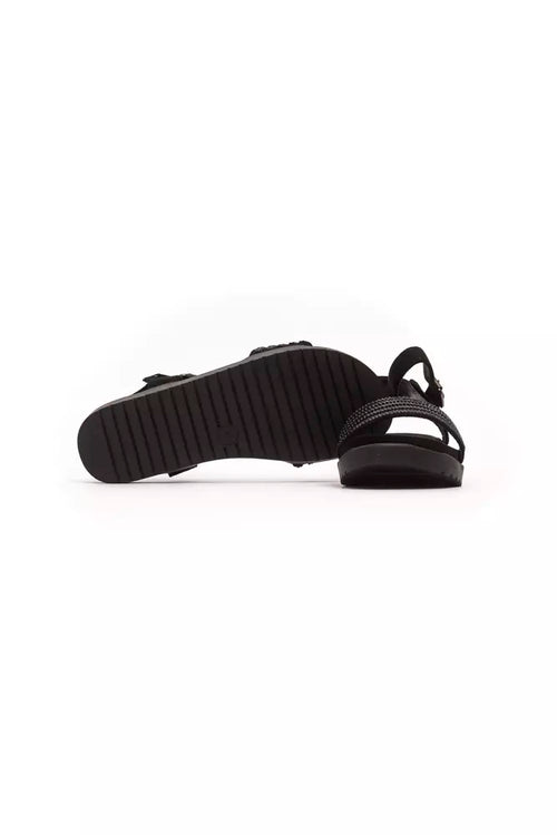 Péché Originel Black Textile Women Sandal - ClickThatClicks 