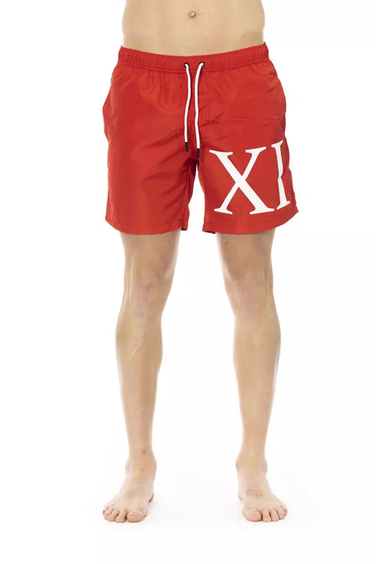 Bikkembergs Red Polyester Men Swim Short - ClickThatClicks 