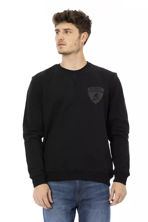 Automobili Lamborghini Black Cotton Men Sweater - ClickThatClicks 