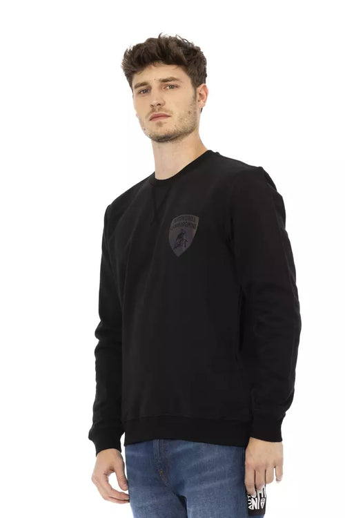 Automobili Lamborghini Black Cotton Men Sweater - ClickThatClicks 