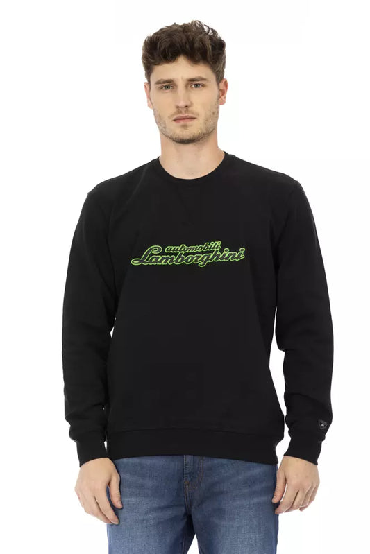Automobili Lamborghini Black Cotton Men's Sweater - ClickThatClicks 