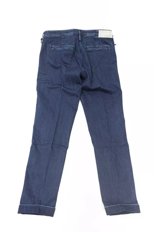 Jacob Cohen Blue Cotton Women Jeans - ClickThatClicks 