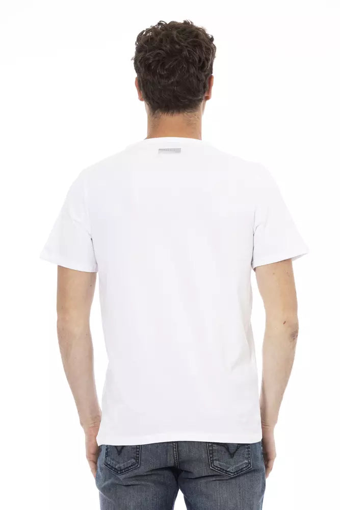 Bikkembergs White Cotton Men T-Shirt - ClickThatClicks 