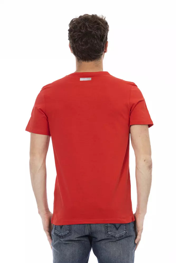 Bikkembergs Red Cotton Men T-Shirt - ClickThatClicks 