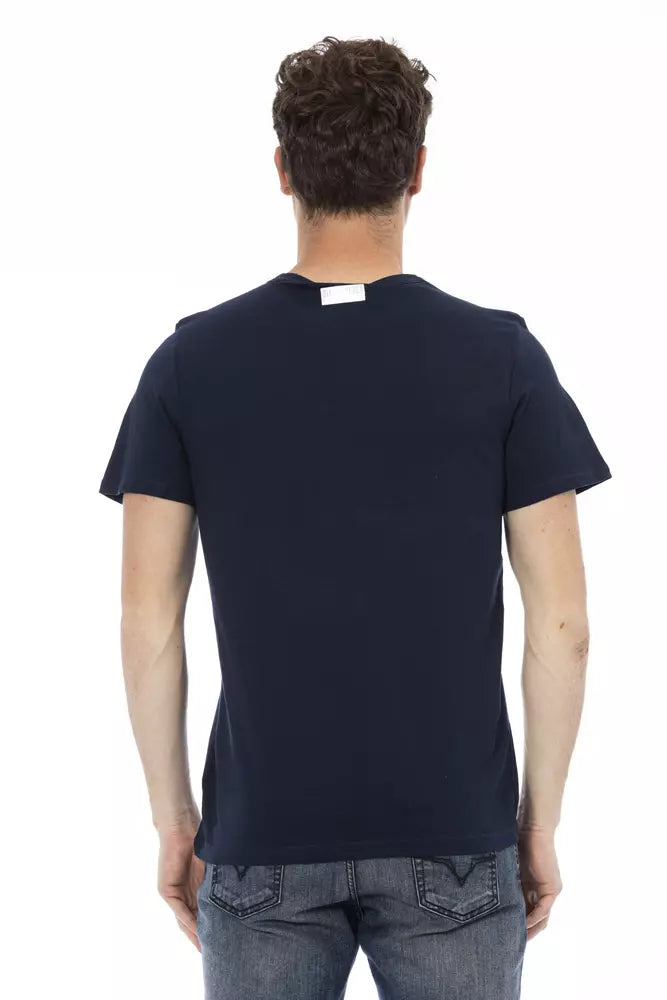 Bikkembergs Blue Cotton Men T-Shirt - ClickThatClicks 