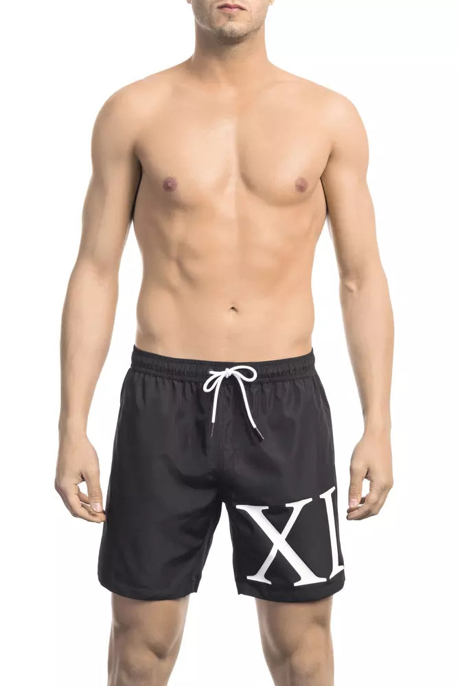 Bikkembergs Black Polyester Men Swim Short - ClickThatClicks 