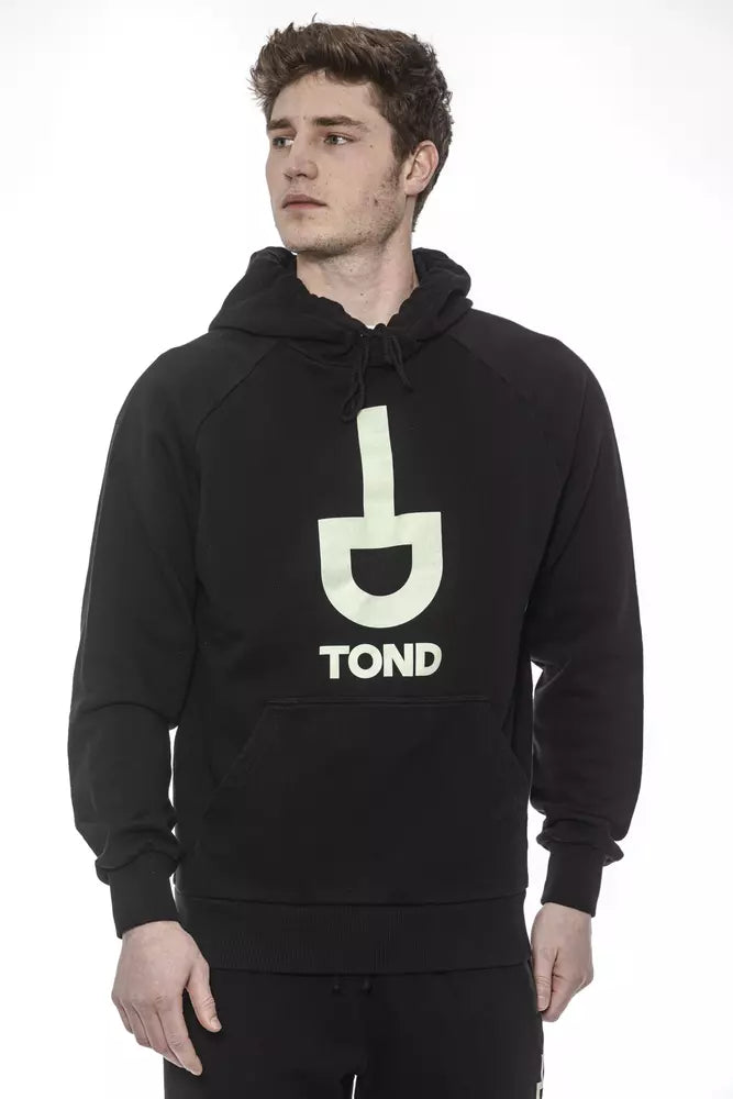Tond Black Cotton Men Sweater - ClickThatClicks 