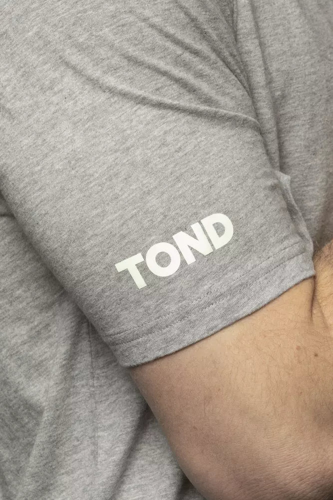 Tond Gray Cotton Men T-Shirt - ClickThatClicks 