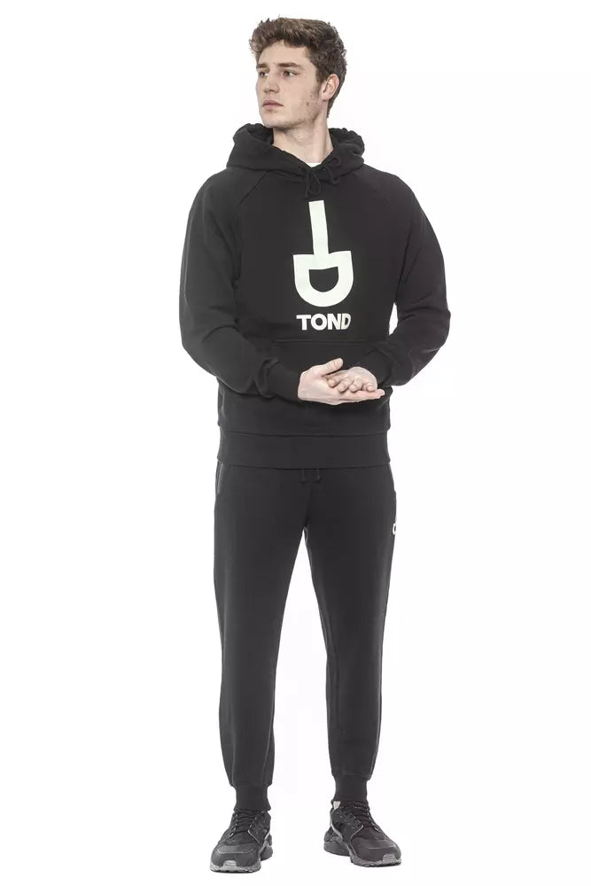 Tond Black Cotton Men Sweater - ClickThatClicks 