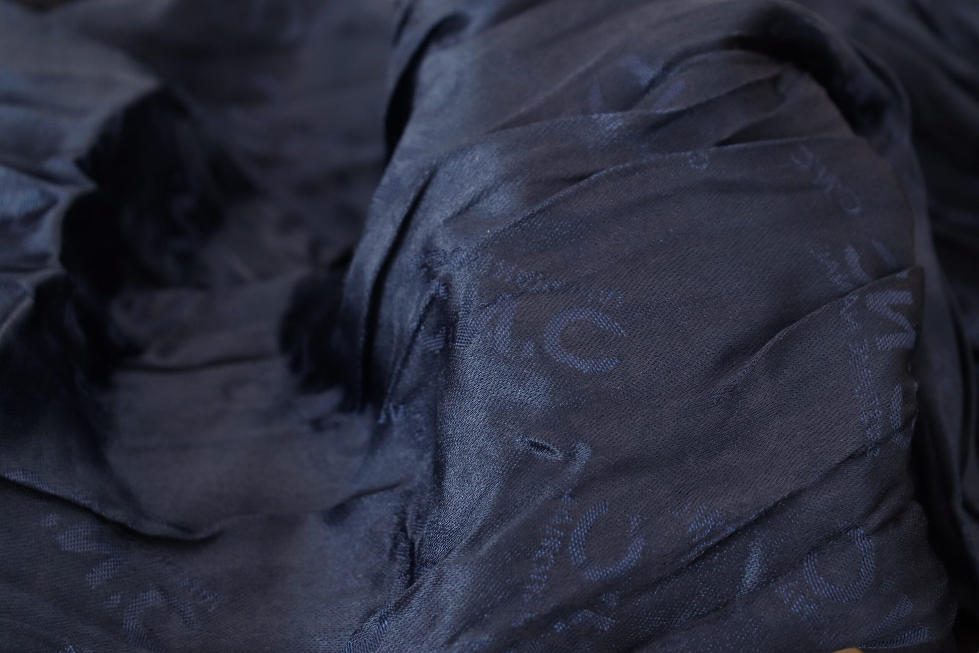 Costume National Blue Silk Shawl Foulard Fringes Scarf - ClickThatClicks 