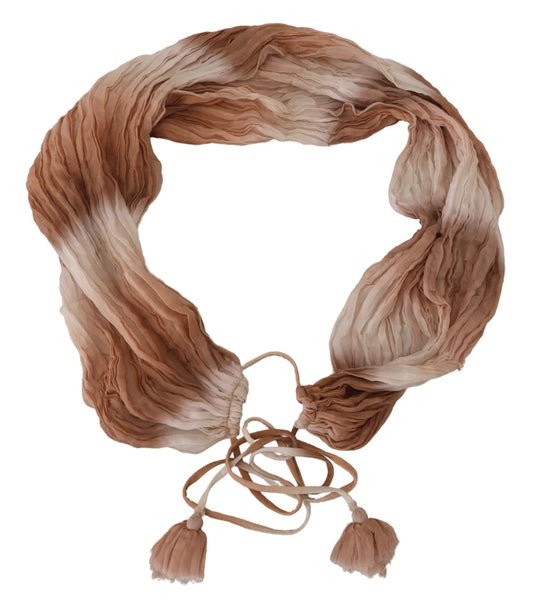 Ermanno Scervino Multicolor Silk Wrap Shawl Foulard Scarf - ClickThatClicks 