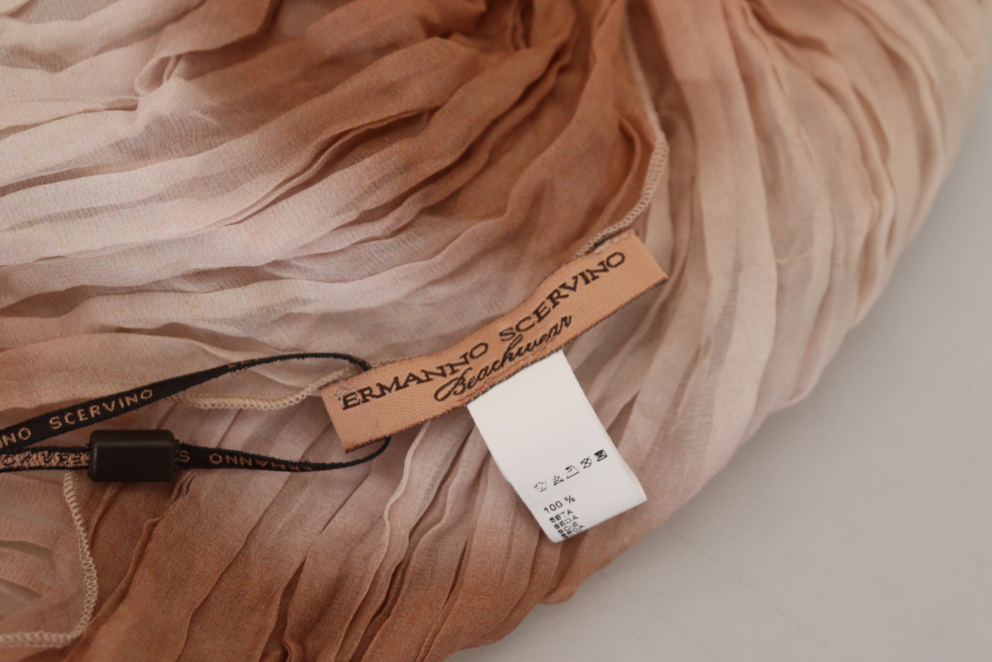 Ermanno Scervino Multicolor Silk Wrap Shawl Foulard Scarf - ClickThatClicks 
