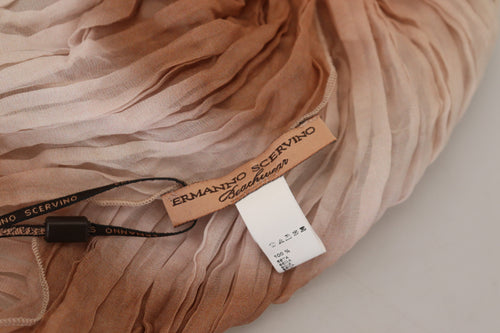 Ermanno Scervino Multicolor Silk Wrap Shawl Foulard Scarf - ClickThatClicks 