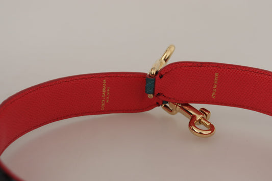 Dolce & Gabbana Green Crystals Leather Bag Shoulder Strap - ClickThatClicks 