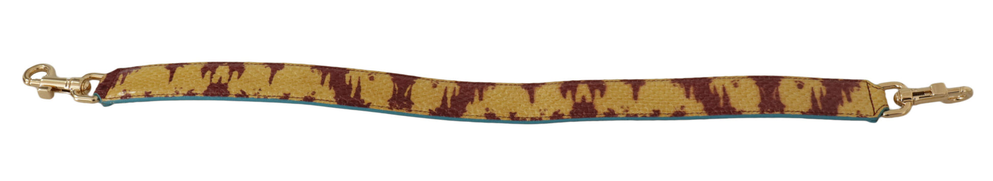 Dolce & Gabbana Yellow Red Leather Gold Tone Shoulder Strap - ClickThatClicks 