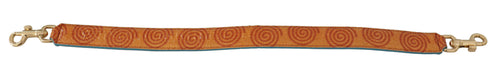 Dolce & Gabbana Orange Leather Swirl Print Bag Shoulder Strap - ClickThatClicks 