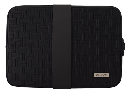 Gant Black Padded Pouch Bag Zipper Cover Sleeve Case - ClickThatClicks 