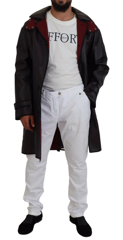 Dolce & Gabbana Black Trench Hooded Parka Cotton Jacket - ClickThatClicks 