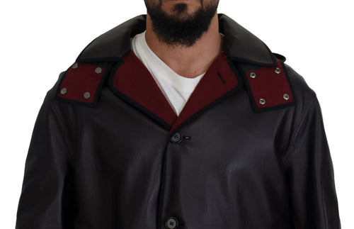 Dolce & Gabbana Black Trench Hooded Parka Cotton Jacket - ClickThatClicks 