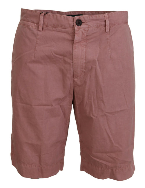Dolce & Gabbana Pink Chinos Cotton Casual Mens Shorts - ClickThatClicks 
