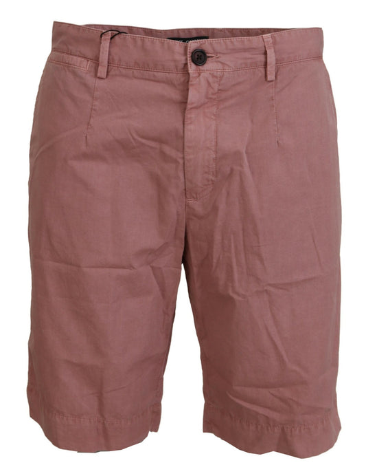Dolce & Gabbana Pink Chinos Cotton Casual Mens Shorts - ClickThatClicks 