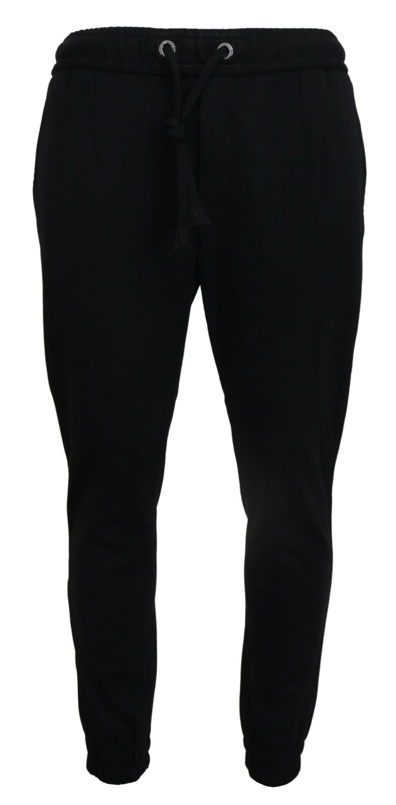 Dolce & Gabbana Black Mens Sport Wool Sweatpants Pants