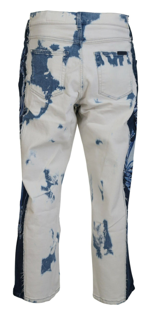 Dolce & Gabbana Blue Ceasar Denim Cotton Loose Fit Jeans - ClickThatClicks 