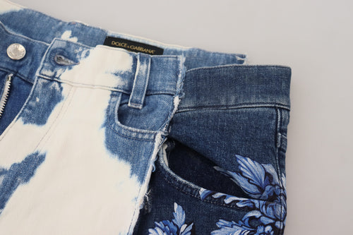 Dolce & Gabbana Blue Ceasar Denim Cotton Loose Fit Jeans - ClickThatClicks 