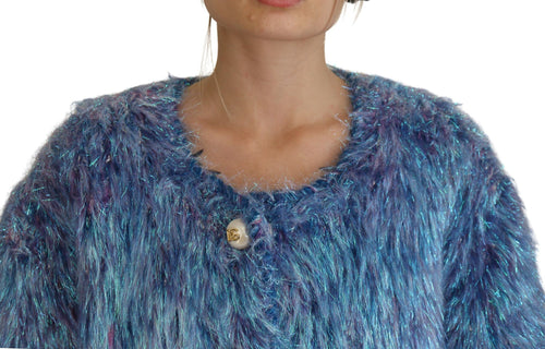 Dolce & Gabbana Multicolor Polyester Fringes Coat Jacket - ClickThatClicks 