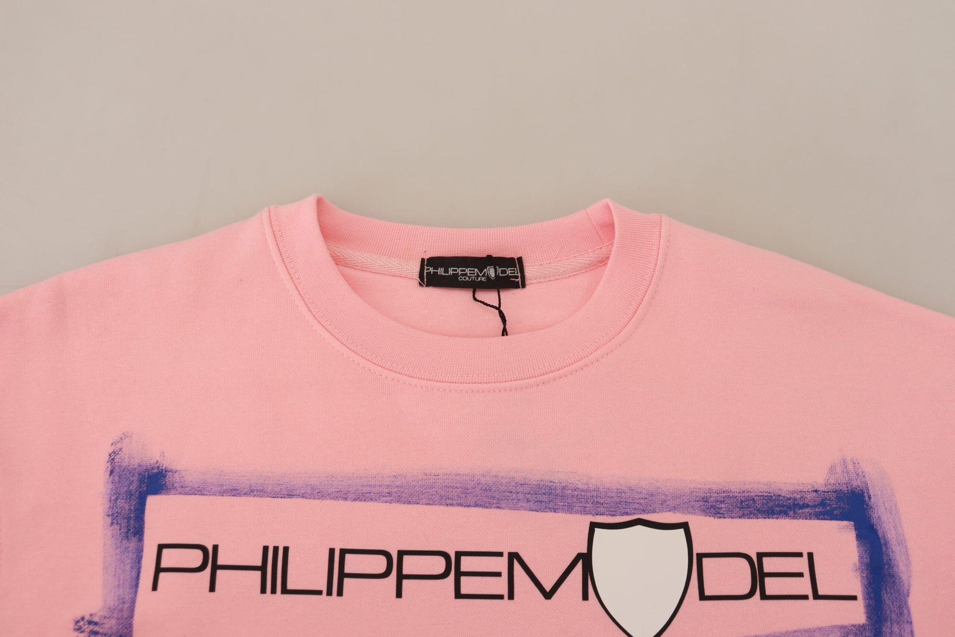 Philippe Model Pink Printed Long Sleeves Pullover Sweater - ClickThatClicks 