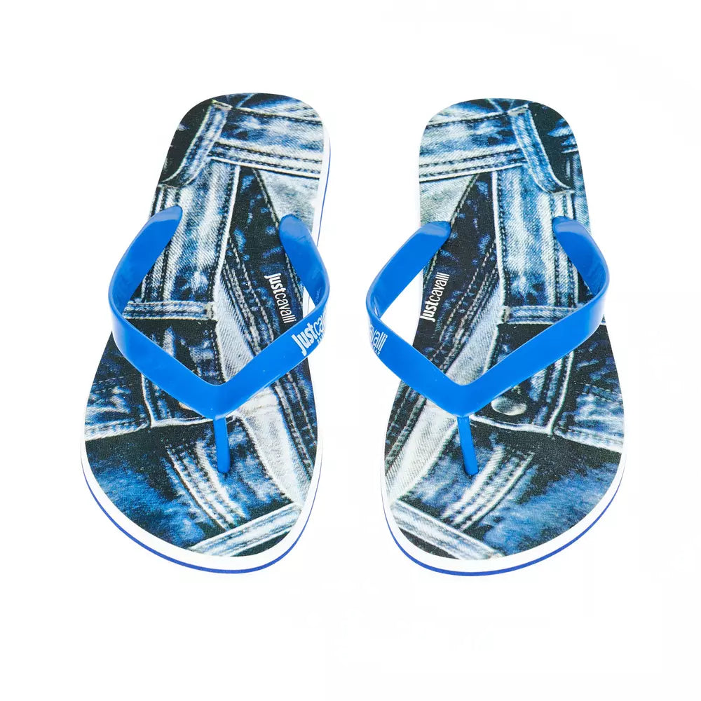 Just Cavalli Light Blue EVA Men Sandal - ClickThatClicks 