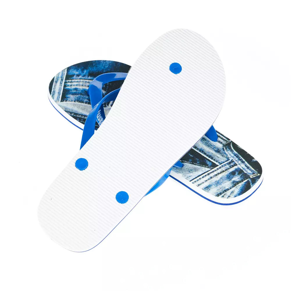 Just Cavalli Light Blue EVA Men Sandal - ClickThatClicks 