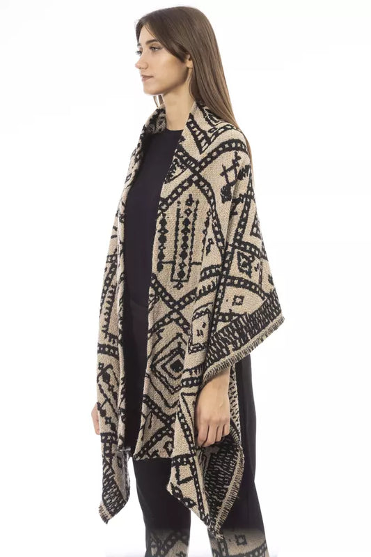 Alpha Studio Brown Wool Women Scarf - ClickThatClicks 