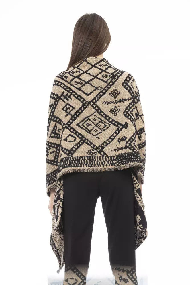 Alpha Studio Brown Wool Women Scarf - ClickThatClicks 