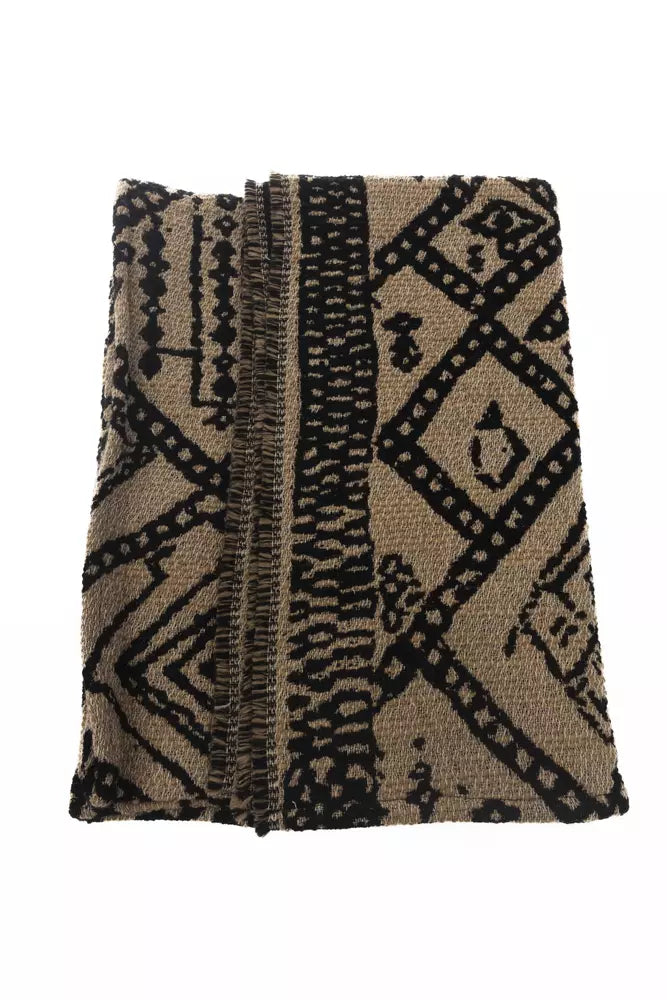 Alpha Studio Brown Wool Women Scarf - ClickThatClicks 
