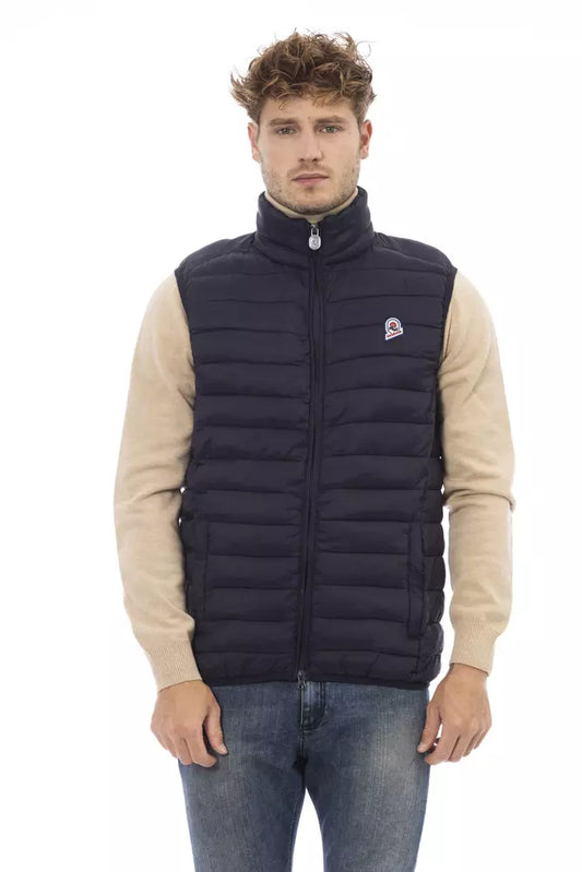 Invicta Blue Polyamide Men Vest - ClickThatClicks 