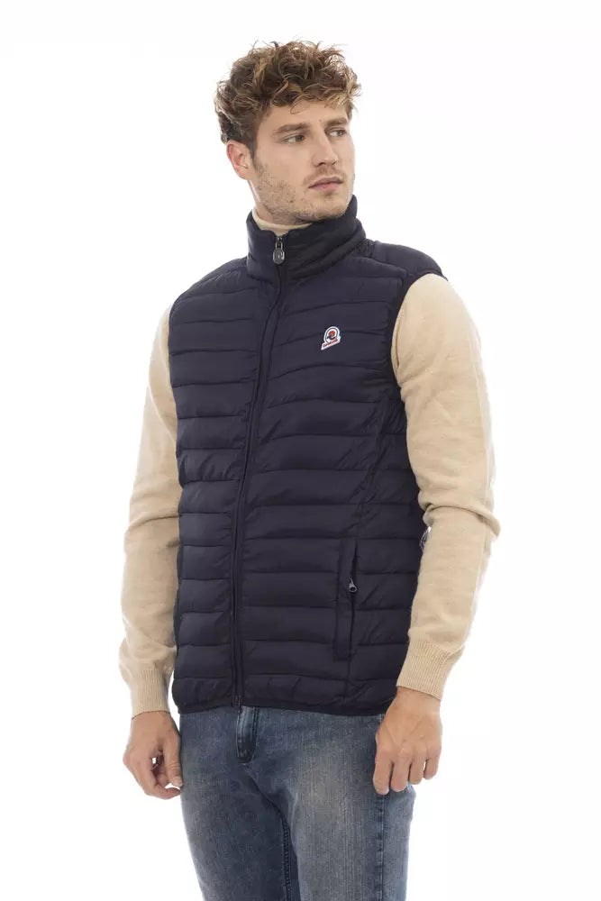 Invicta Blue Polyamide Men Vest - ClickThatClicks 