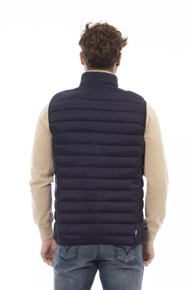 Invicta Blue Polyamide Men Vest - ClickThatClicks 