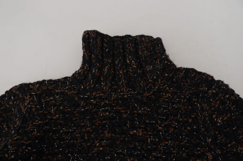 Dolce & Gabbana Brown Fatto A Mano Turtleneck Pullover Sweater - ClickThatClicks 