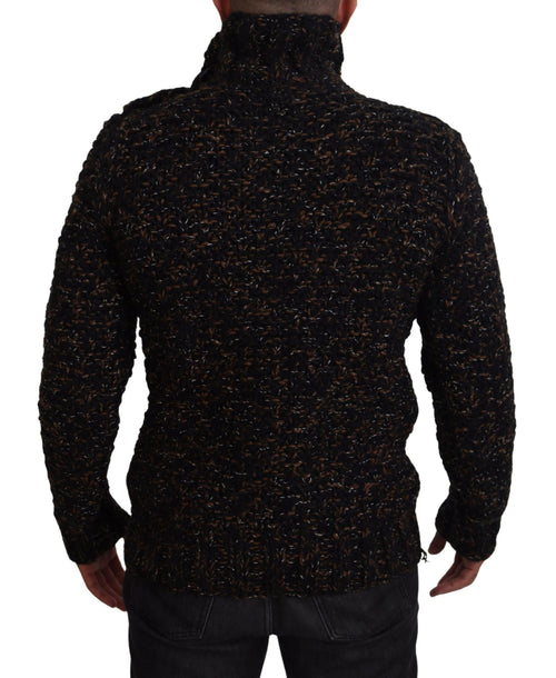 Dolce & Gabbana Brown Fatto A Mano Turtleneck Pullover Sweater - ClickThatClicks 