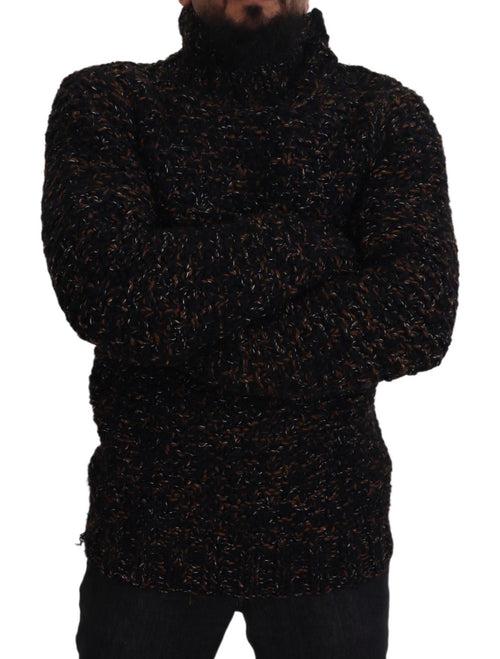 Dolce & Gabbana Brown Fatto A Mano Turtleneck Pullover Sweater - ClickThatClicks 