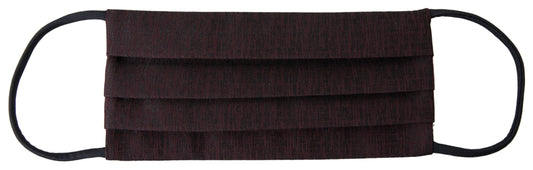 Dolce & Gabbana Maroon Pleated Elastic Ear Strap Face Mask - ClickThatClicks 