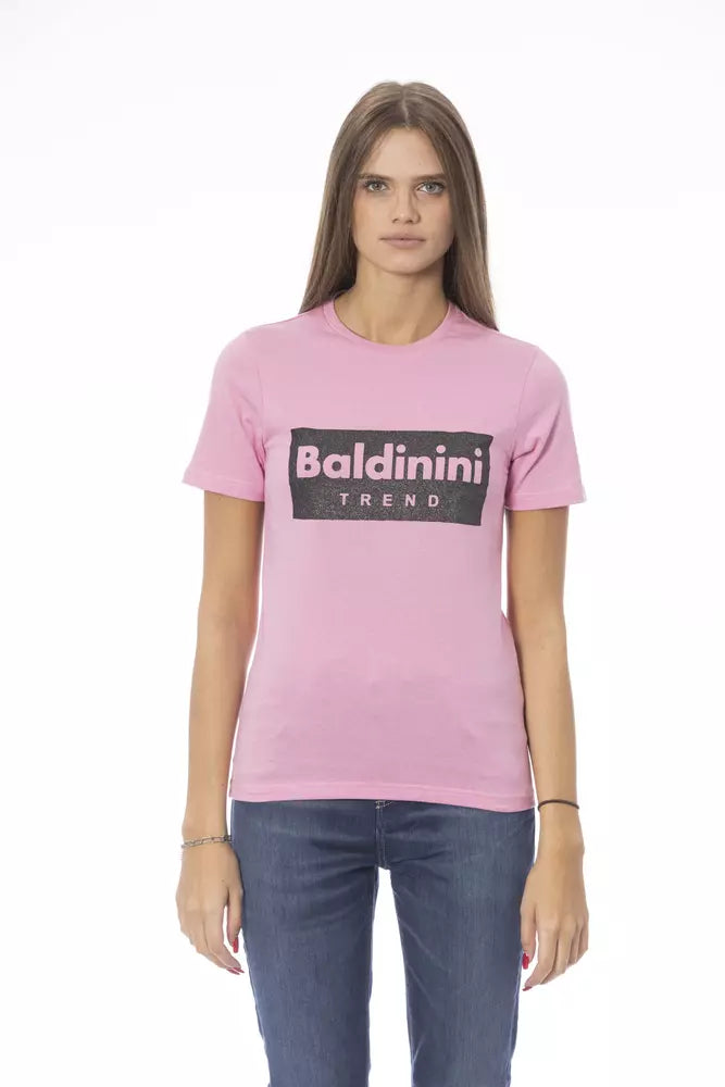 Baldinini Trend Multicolor Cotton Women T-Shirt - ClickThatClicks 