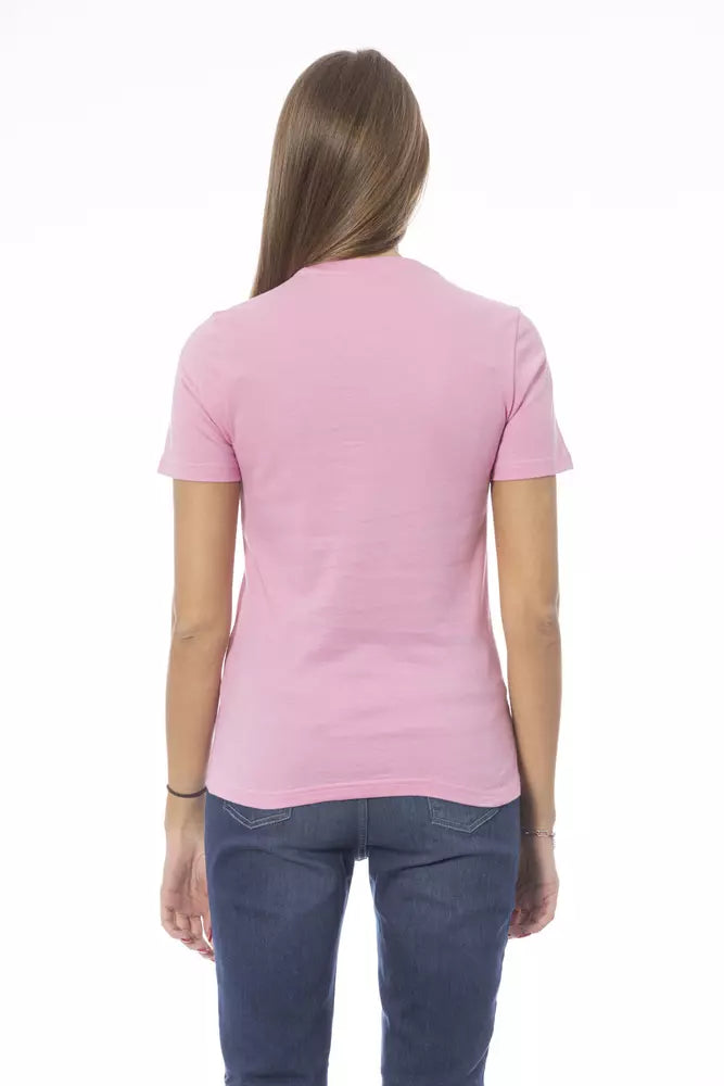 Baldinini Trend Multicolor Cotton Women T-Shirt - ClickThatClicks 