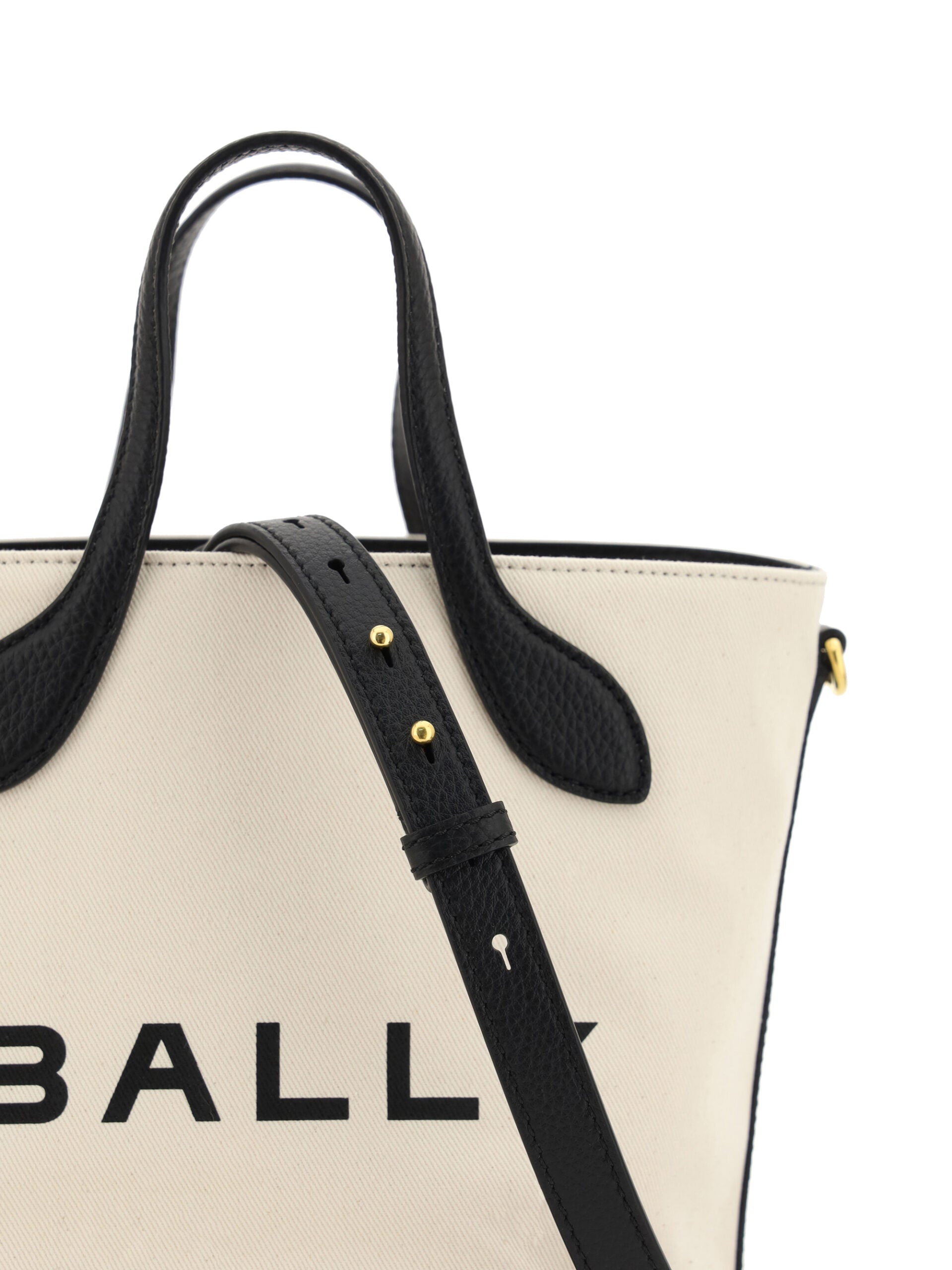 Bally White and Black Leather Bucket Bag - ClickThatClicks 