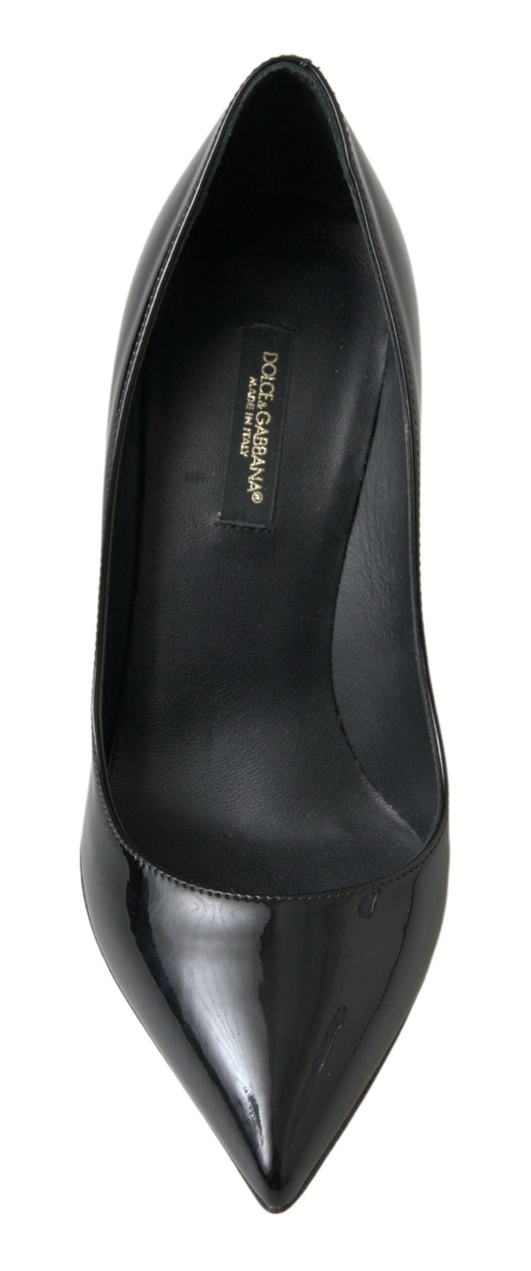 Dolce & Gabbana Black Patent Leather High Heels Pumps Shoes - ClickThatClicks 