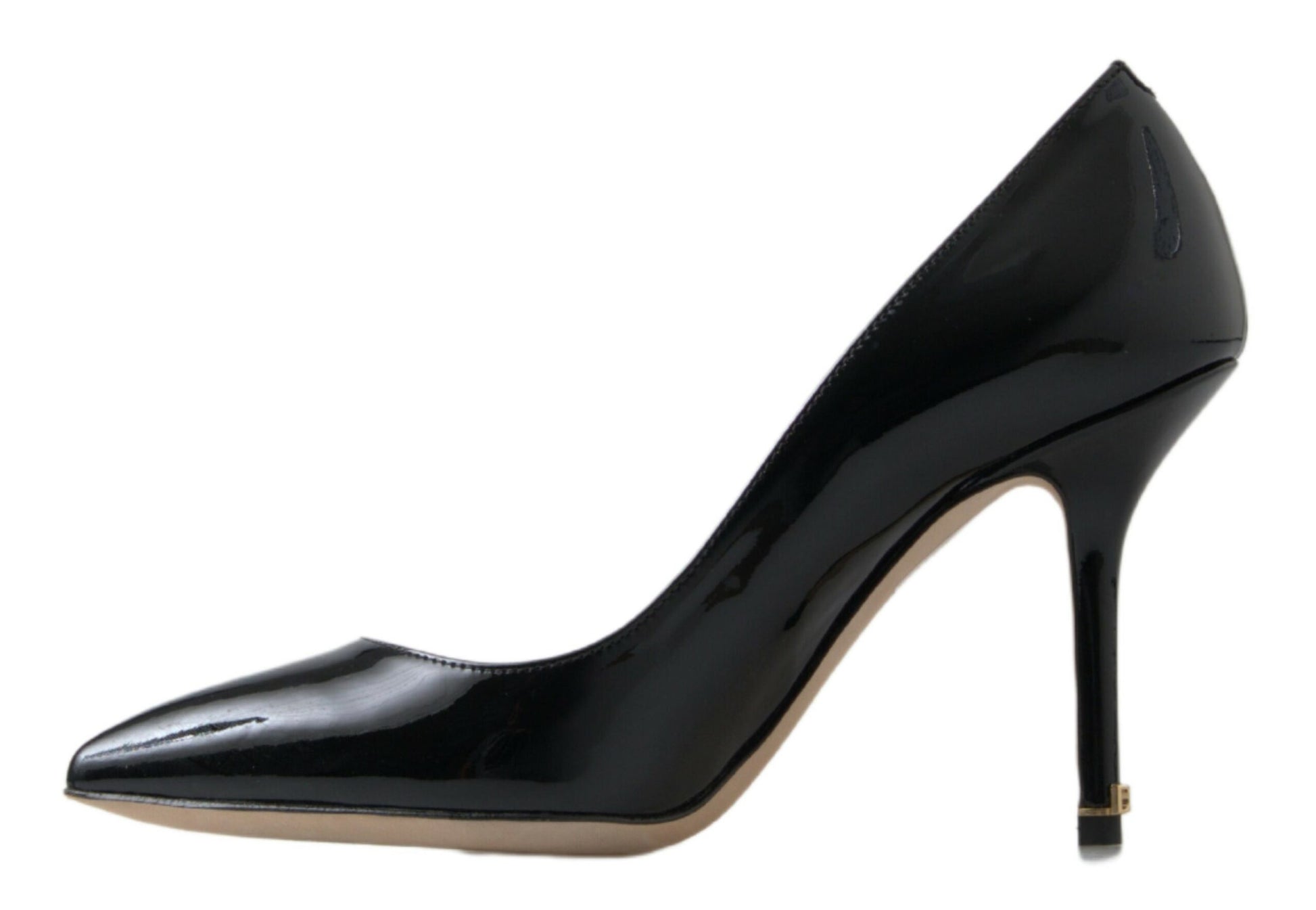 Dolce & Gabbana Black Patent Leather High Heels Pumps Shoes - ClickThatClicks 