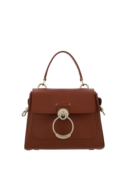 Chloé Brown Calf Leather Tess Handbag - ClickThatClicks 