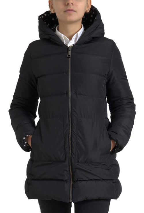 Dolce & Gabbana Black Polyester Hooded Reversible Jacket - ClickThatClicks 